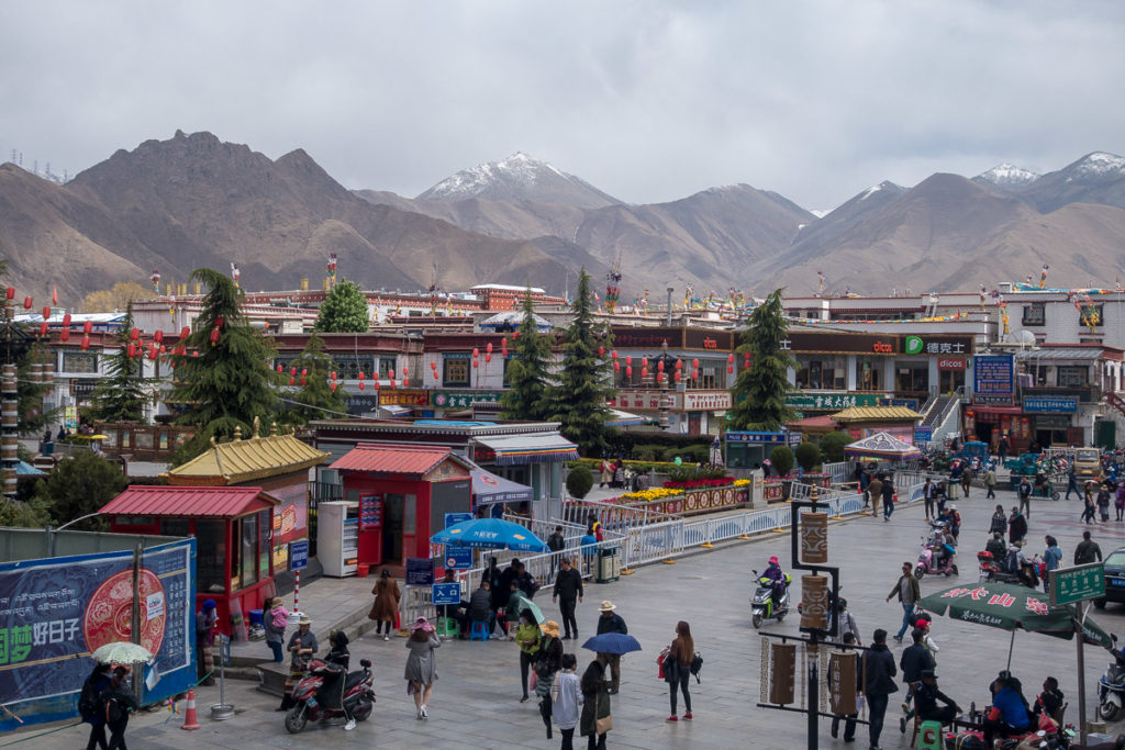 Strassenszene in Lhasa