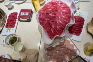Fleisch auf unserem Tisch