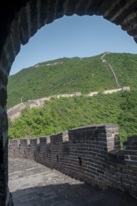 Die chinesische Mauer bei Mutianyu