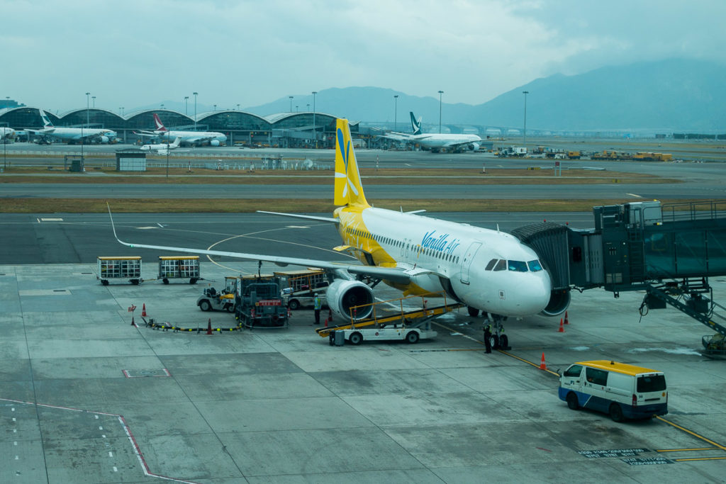 Dieses Flugzeug wollte und wollte einfach nicht starten in Hong Kong