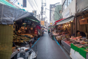 Der Markt in Tokyo